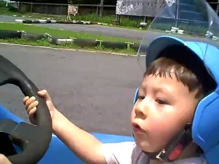 2 Year Old Drives Car!