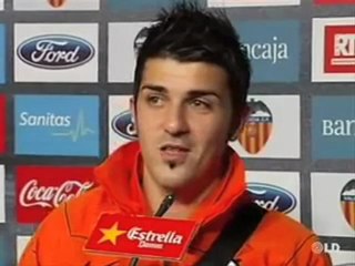 Villa espera cumplir sus seis años de contrato con el Valencia