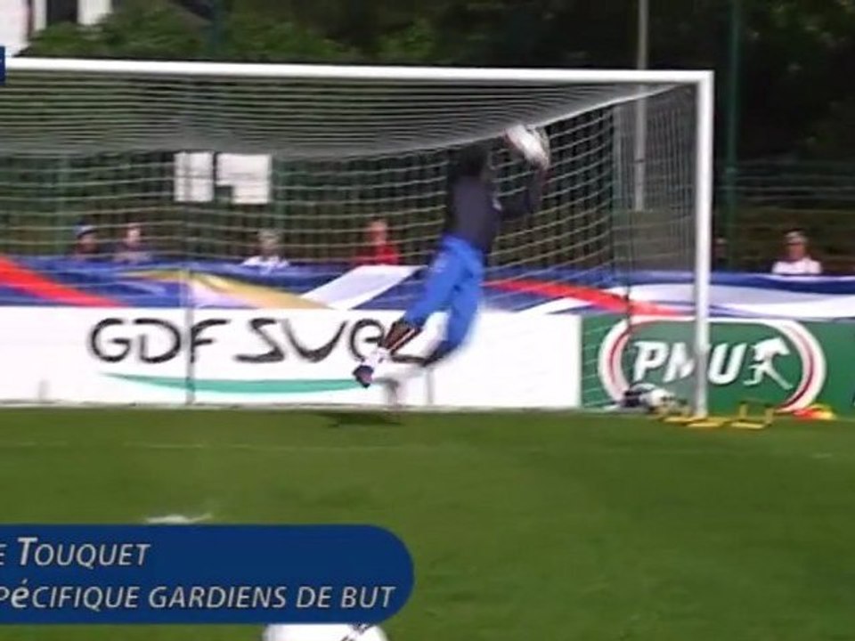 Equipe de France - L'entraînement spécifique de...