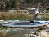 Lake Titicaca evaporating away - 27 Nov 2009