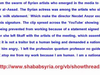 Conflicts between Najdat Anzour (نجدة أنزور) and May Skaf