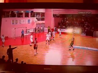 Ivry - Istres / But Handball Yann Gentil /  Handball
