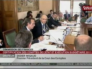 Audition,Mr Migaud, président de la Cour des Comptes