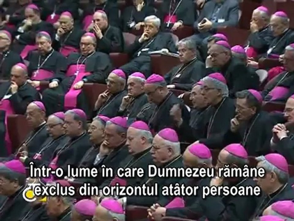 Benedict al XVI-lea: Deschidere spre Dumnezeu pentru o credinţă matură