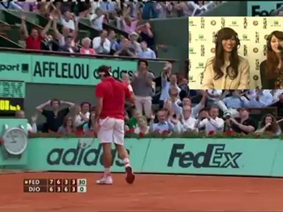 Jeudi 31 mai 2012 - Federer vs Djokovic - Mahoco & Chiaka