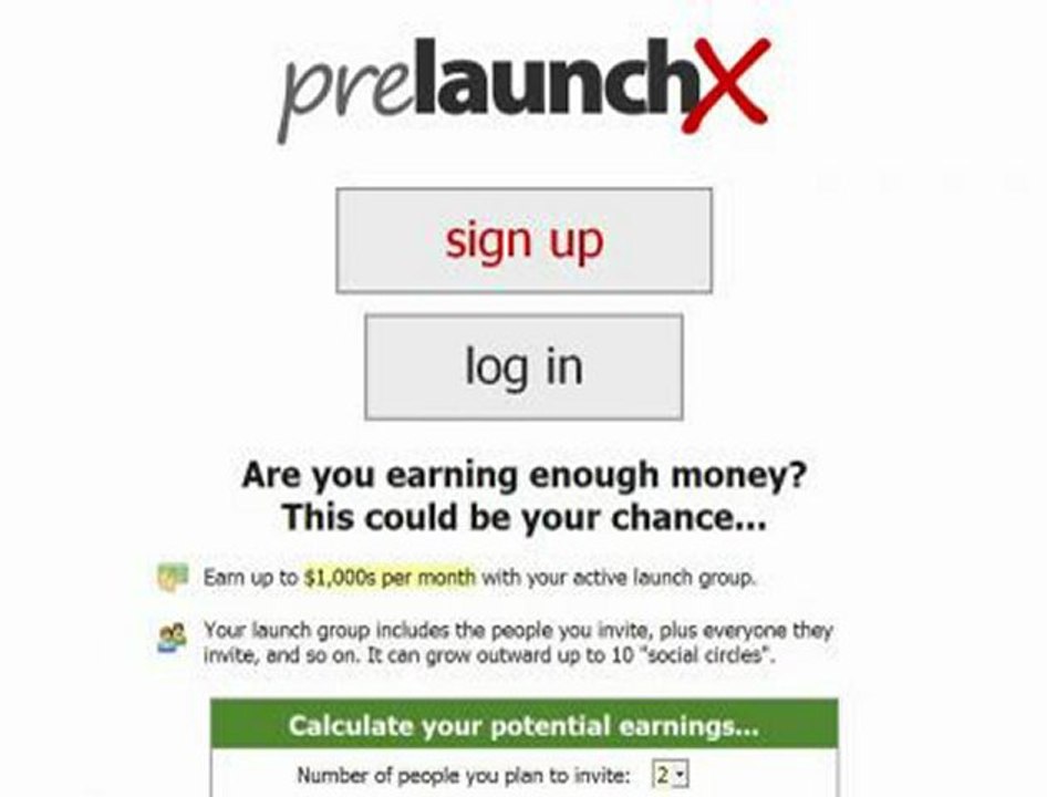 PreLaunchX - Free Commission