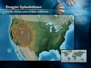 SpaceX Dragon capsule splashes down in Pacific