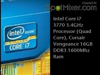 eBuild Zest Intel i7 3770 Gaming Computer