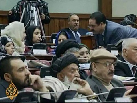 Afghan parliament challenges Karzai - 02 Jan 10