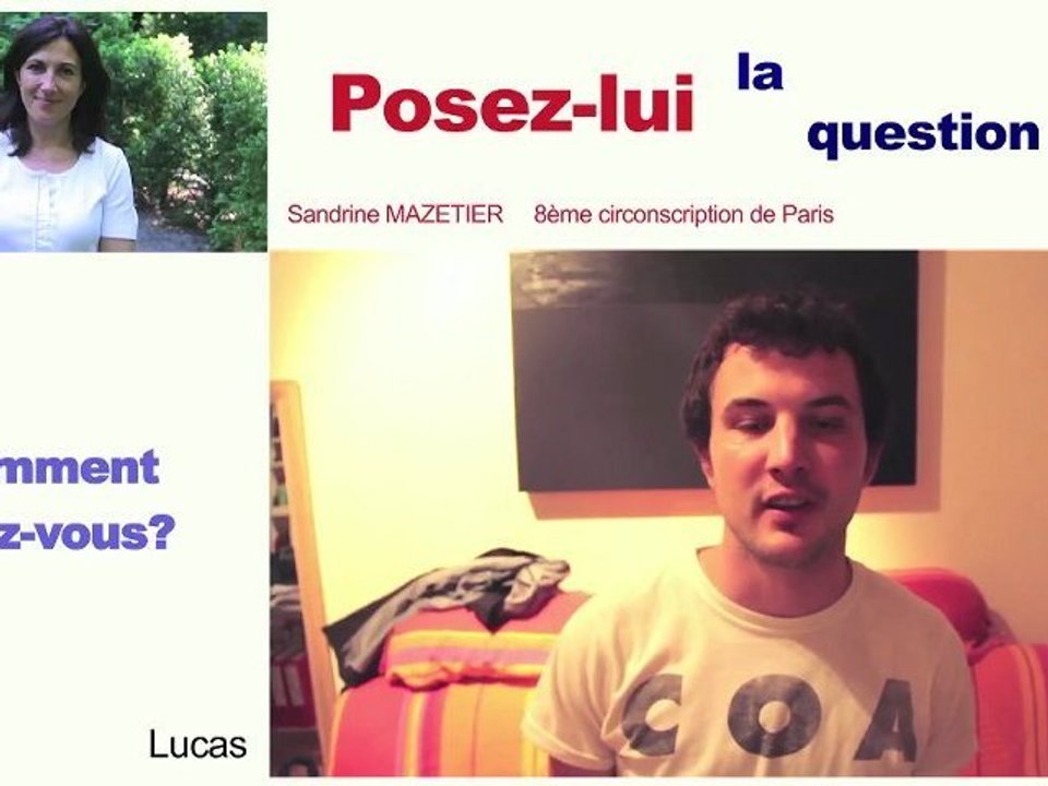 Question 9 Comment allez vous