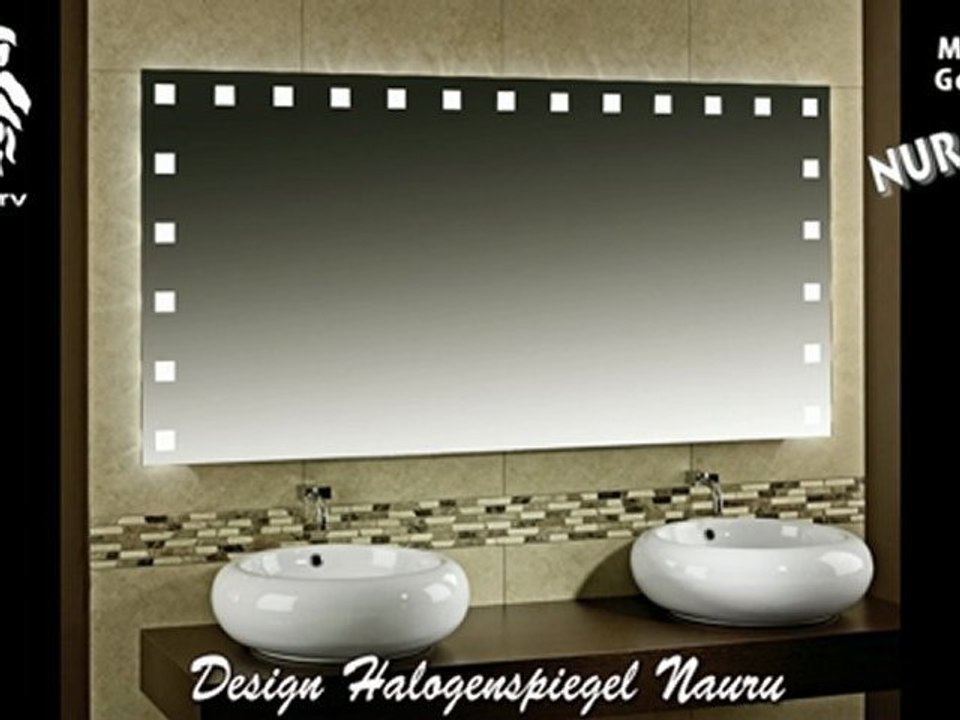 Design halogenspiegel nauru