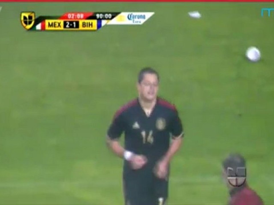 MEXICO 2-1 BOSNIA highlights 01.06.2012