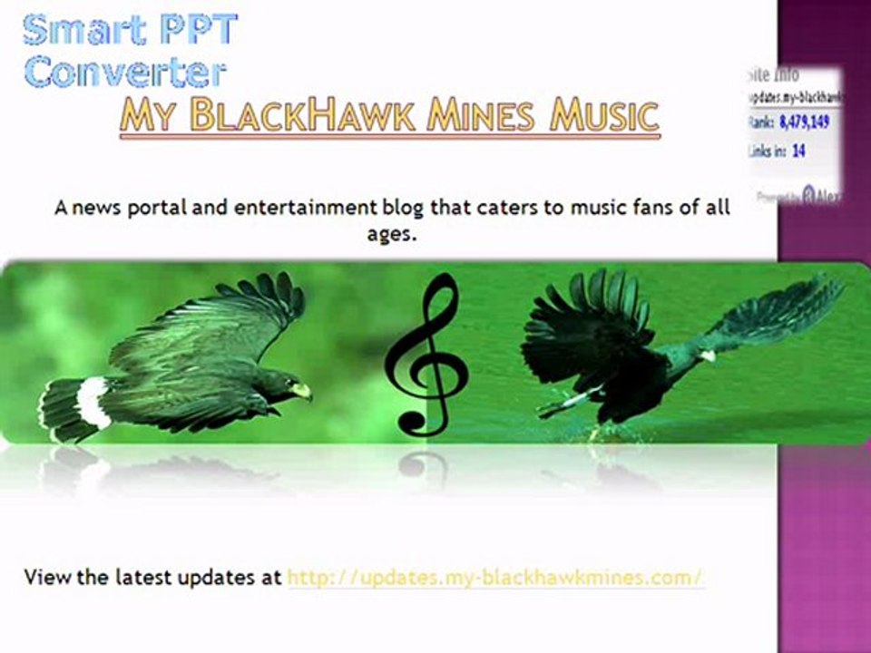 My BlackHawk Mines Music