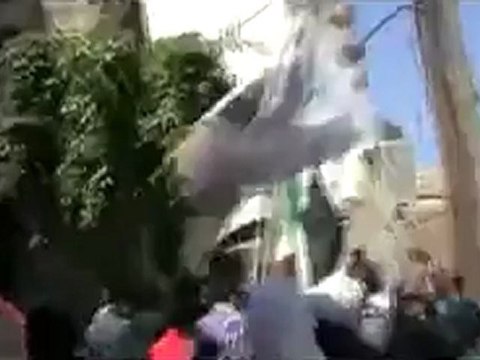 Syria فري برس دمشق برزة مظاهرة طلابية نصرة للمناطق المنكوبة 31 5 2012 ج1 Damascus
