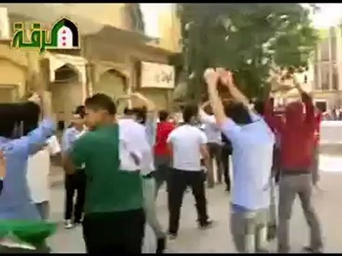 Syria فري برس الرقة مظاهرة احرار وحرائر الرقة حي البياطرة 31 5 2012 ج1 ALrakka