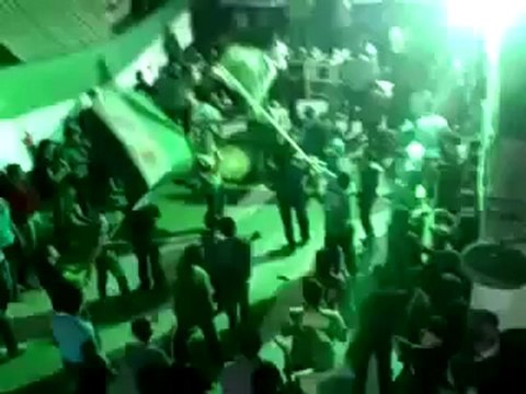 Syria فري برس دمشق برزة مسائية رائعة نحنا شبابك ياشام 30 5 2012 Damascus