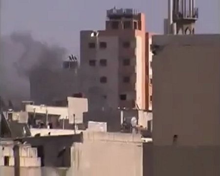 Syria فري برس حمص وادي السايح سقوط قذائف الهاون 30 5 2012 Homs