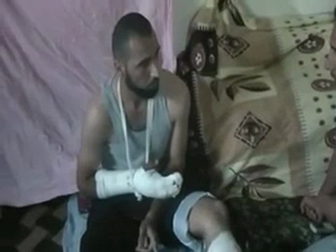 Syria فري برس حمص الحولة لقاء مع احد المصابين الناجين من مجزرة الحولة 30 5 2012 Homs