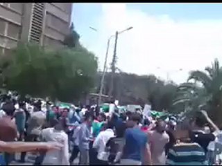Syria فري برس حلب جامعة الثورة ساحة الجامعة 30 05 2012 Aleppo
