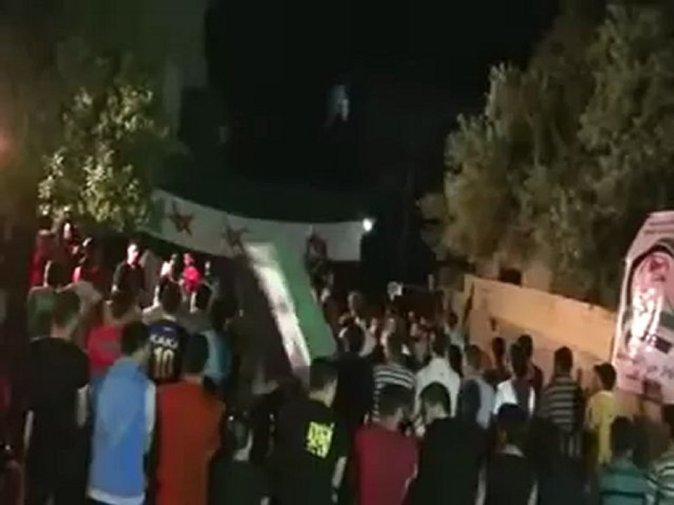 Syria فري برس  درعا مسائية ثوار درعا المحطة  طريق السد  30 5 2012 Daraa