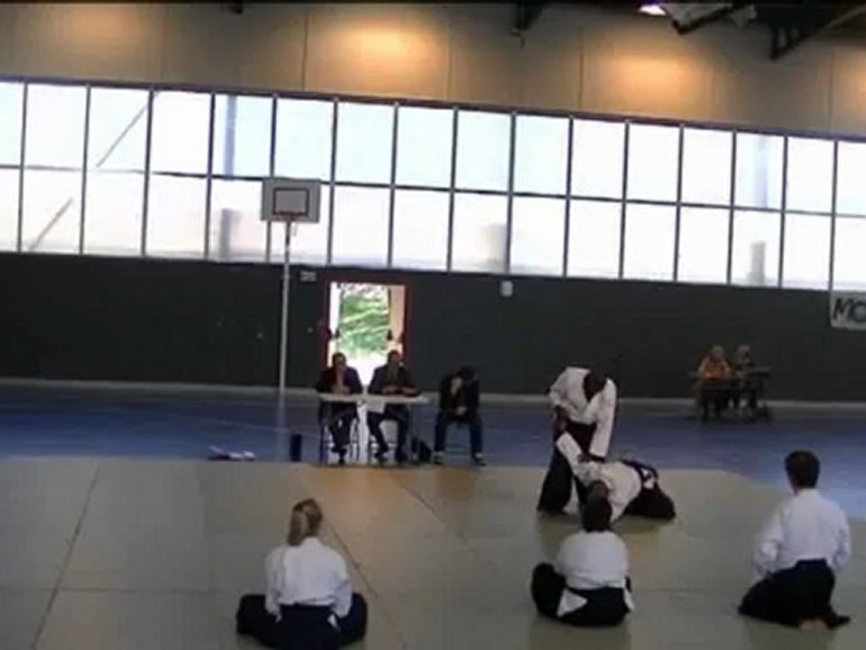 AÏKIDO - ISLE - Passage de grade Nidan - Hervé SIDIBE -