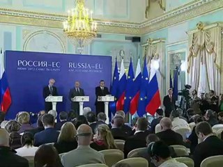 Conferenza stampa Commissione europea - San Pietroburgo