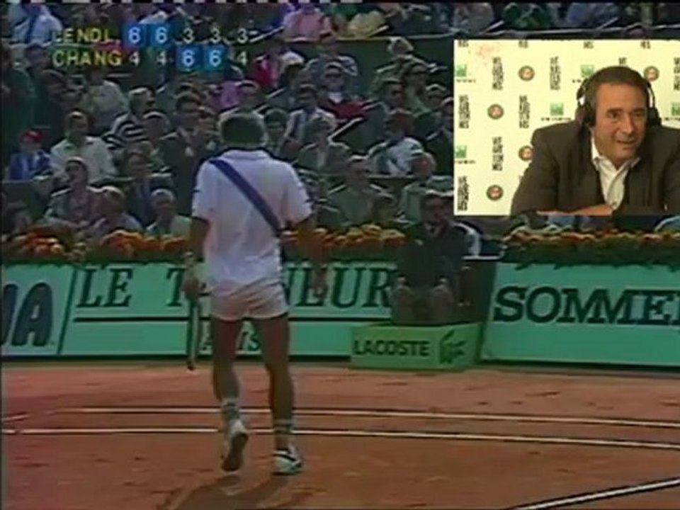 Lundi 4 juin 2012 - Chang vs Lendl - Laurent