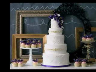 wedding cake and dress
