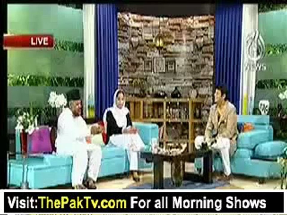Aaj Subh with Ali Salman - 1st June 2012 Part 3-4