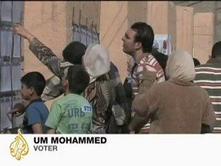 Iraqi woman's determination to vote
