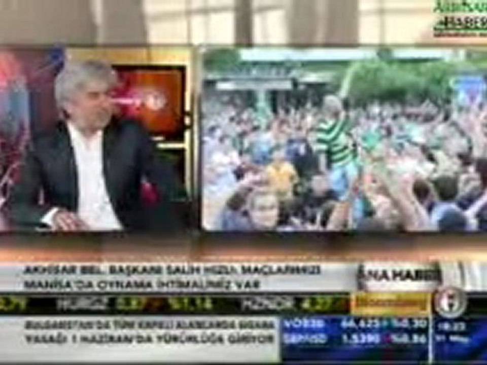 Akhisar Belediye Başkanı Salih Hızlı Canlı Yayında Bloomberg TV'nin Konuğu Oldu