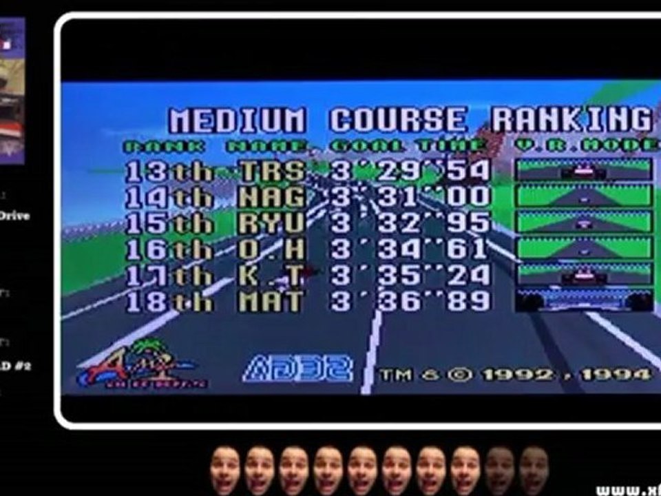 Gameplay_ Virtua Racing - Sega Mega Drive
