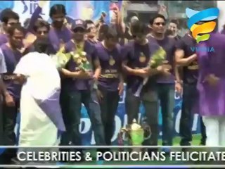 Celebrities & Politicians felicitated IPL Champion 2012