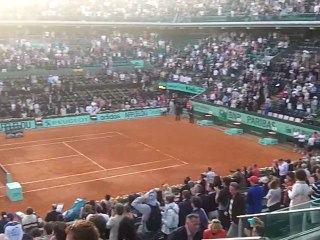 Paul-Henri Mathieu - Isner, RG2012, video ambiance