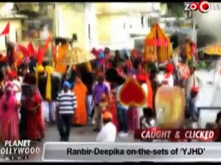 Ranbir Kapoor & Deepika Padukone are bonding on-the-sets of their film