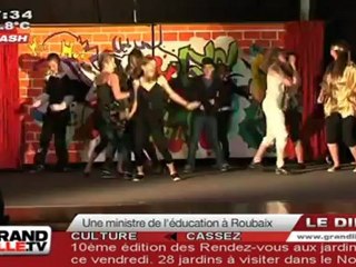 George Pau-Langevin au collège Albert Samain (Roubaix)