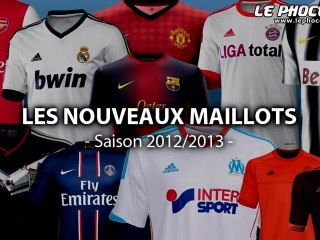 Les nouveaux maillots 2012-2013