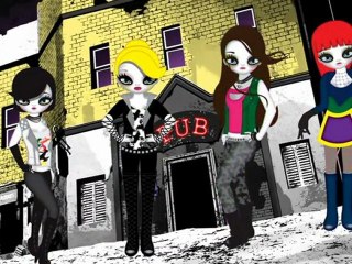 2NE1 - Hate You Video Graphics at Nolza Concert (2011)