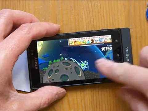 Sony Xperia sola - демонстрация работы