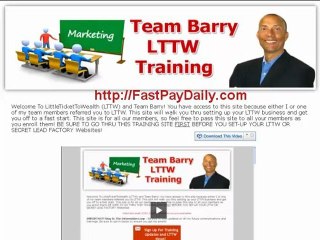 Little Ticket To Wealth-Signup Team Barry
