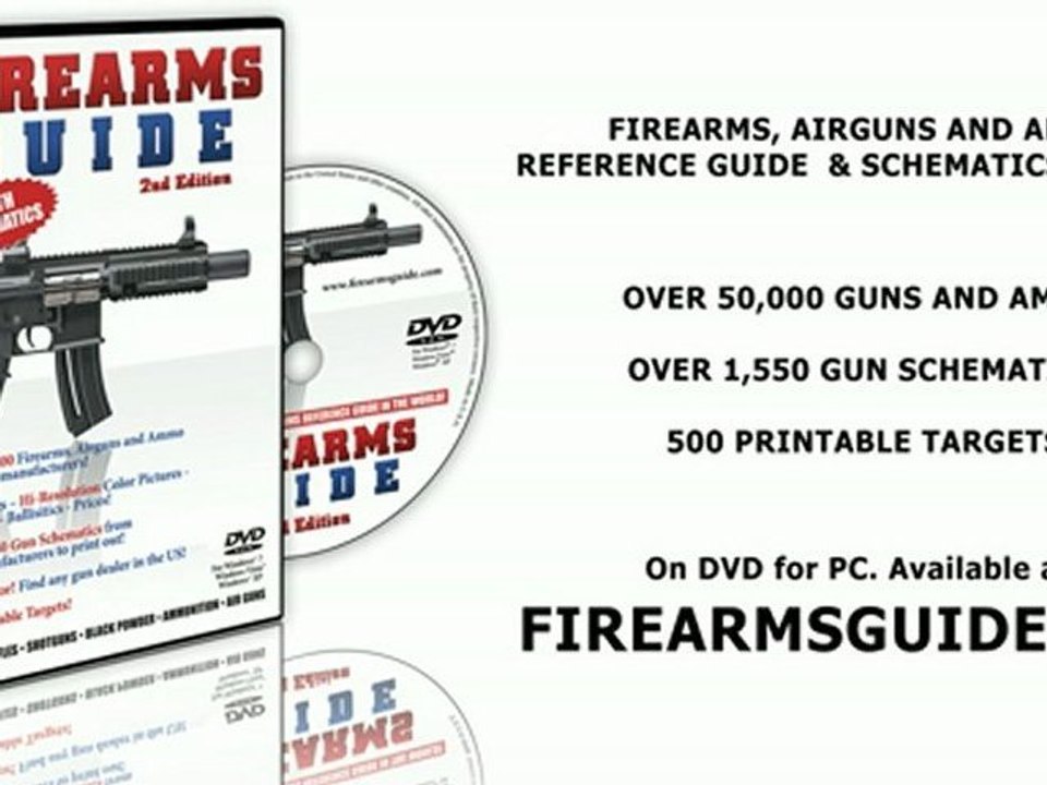 Gun Schematics - over 3,000 schematics on Firearms Guide DVD