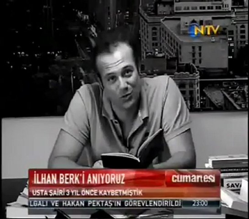 "3 kez seni seni seviyorum diye uyandım" İlhan Berk (Levent Üzümcü'nün sesinden)