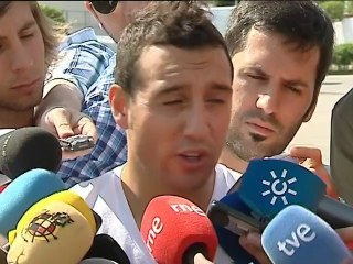 Jugadores de la selección española inician concentración en Las Rozas