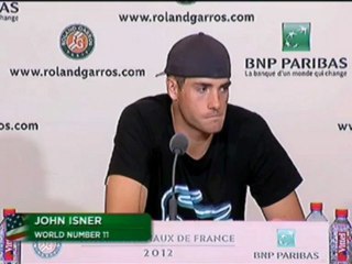Roland Garros, 2e tour - Isner : "PHM méritait de gagner"