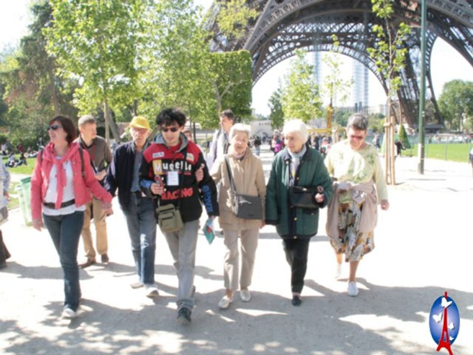 Promenade jusqu'à la tour Eiffel