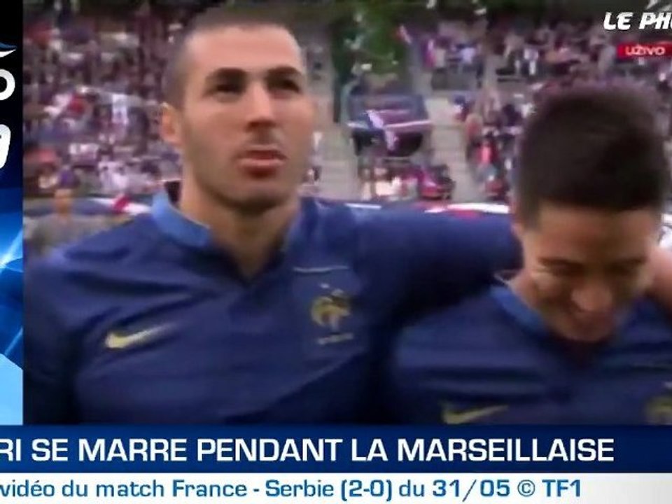 Zap Info : Nasri se marre pendant l'hymne