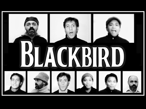 Blackbird (The Beatles) - A Cappella TTBB cover - Trudbol Julien Neel