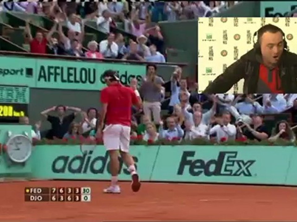 Vendredi 1 juin 2012 - Federer vs Djokovic - Samuel