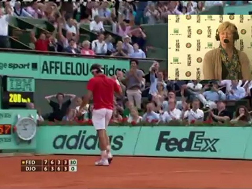 Vendredi 1 juin 2012 - Federer vs Djokovic - Janice