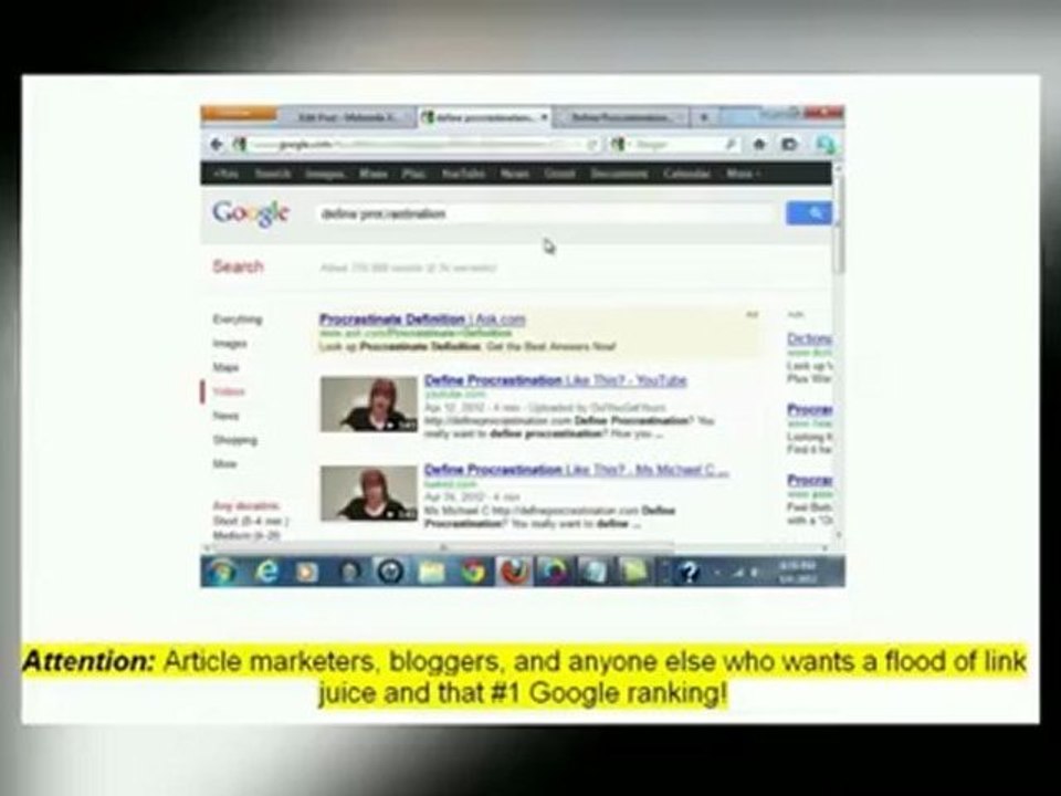 Article Marketing Automation - Free Article Marketing Automation Tutorial Video